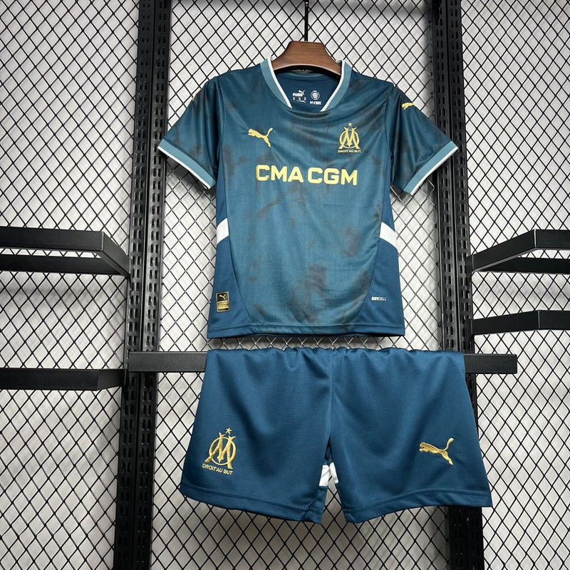 OLYMPIQUE DE MARSEILLE  II 24/25 CONJUNTO INFANTIL