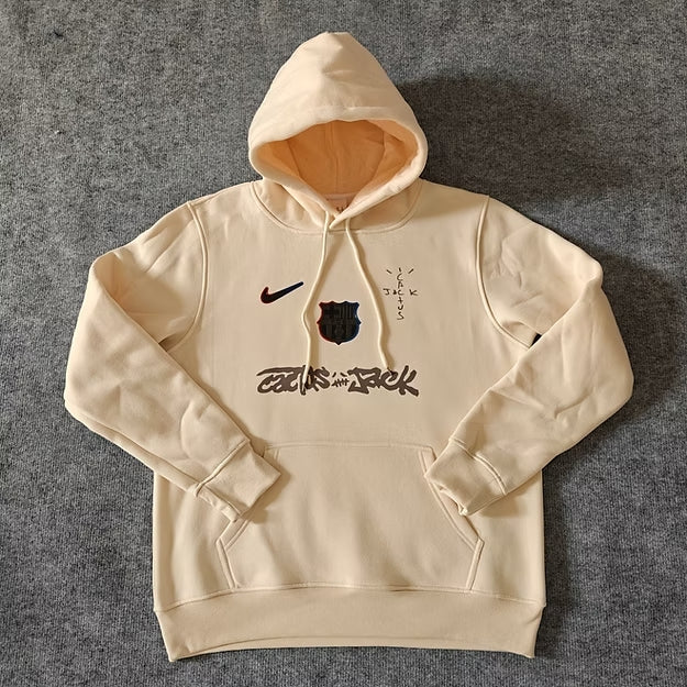 SUDADERA BARCELONA CACTUS JACK (BLANQUECINO)